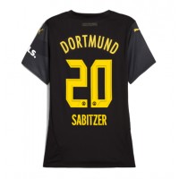 Camisa de Futebol Borussia Dortmund Marcel Sabitzer #20 Equipamento Secundário Mulheres 2024-25 Manga Curta